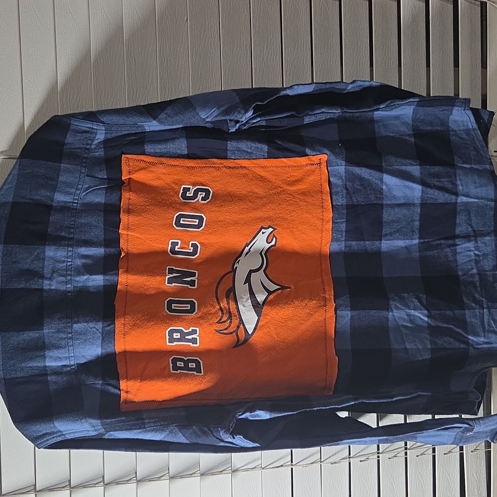 Altered Flannel George Blue Plaid Casual Button-Down Shirt